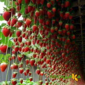 Клубника ампельная Анастасия купить по цене от 370р. в интернет-магазине «Посадика» с доставкой почтой в в Архангельске и по всей России – [изображение №1].